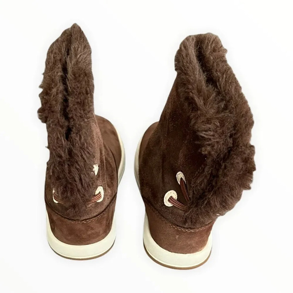 TIMBERLAND | Brown | Tracks Faux Shearling Bootie Fashion Boot - Picture 11 of 15